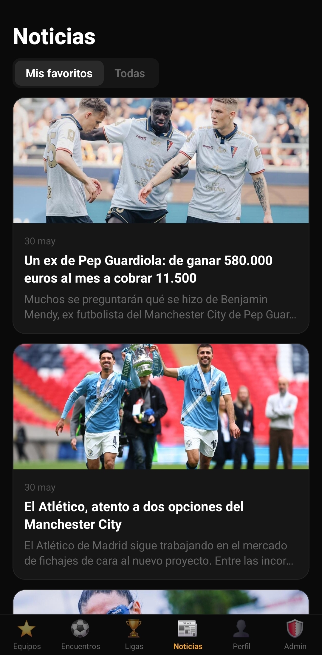 SportTrack — Noticias
