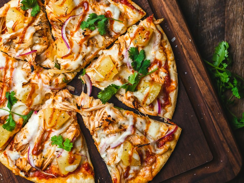 Pizza de masa madre